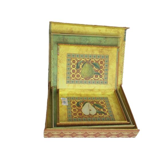 Punch Studio The Gifted Line Kirshner Decorative Arts Collection Set of 3 Boxes - Picture 3 of 8